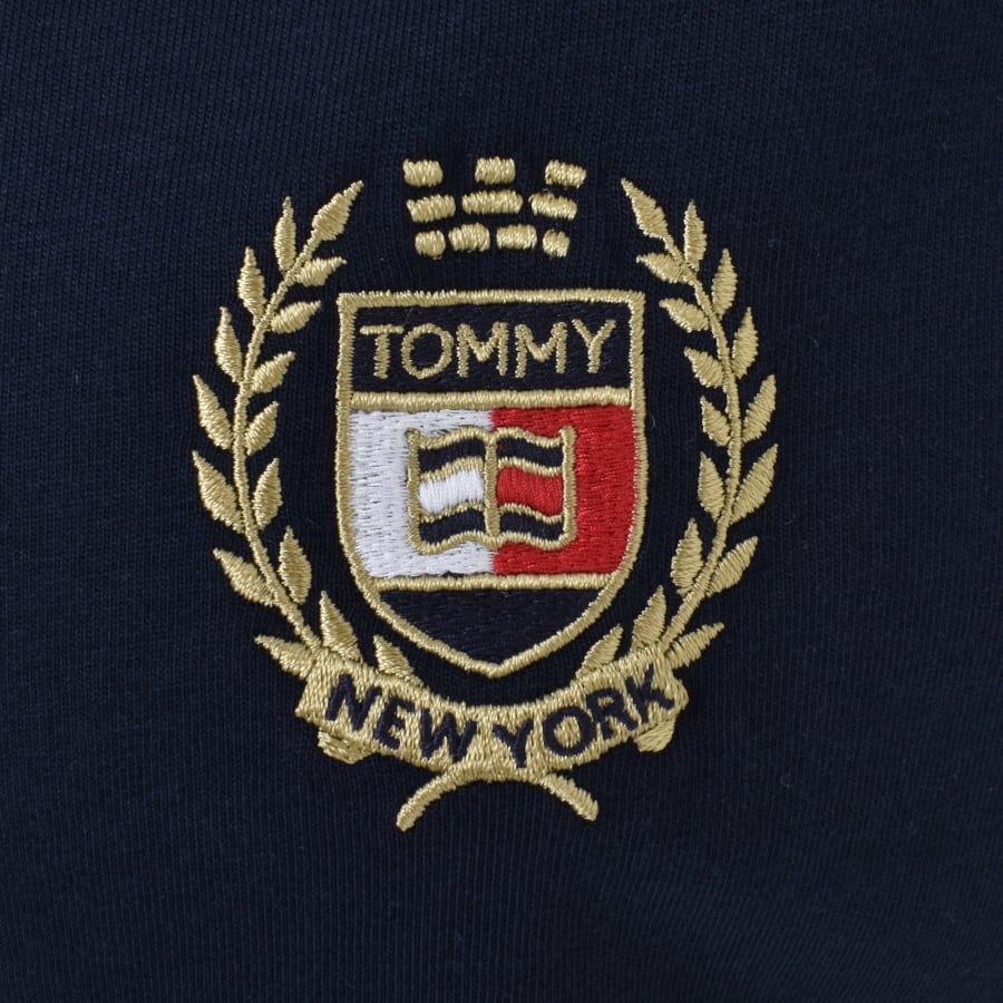 Tommy Jeans Crest Flag T Shirt Navy